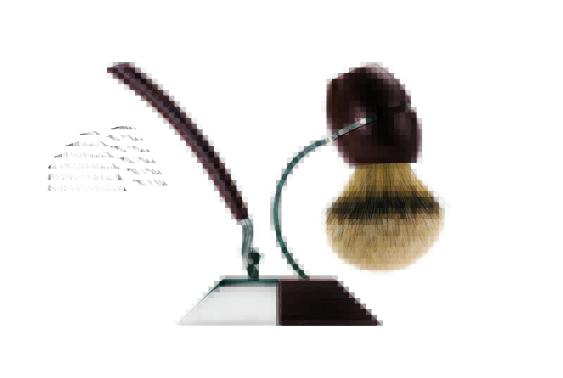 305 ACCA KAPPA 1869 shaving set brush razor pole pure badger wenge wood ChezBeautybyKroonen