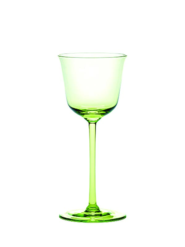 44 WHITE WINE GLASS 15 CL GRACE GREEN AnnDemeulemesterSerax 324e 
